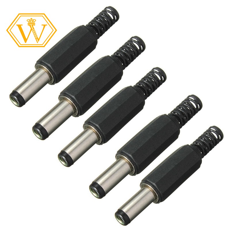 Dc Power 12v 5 5mm X 2 5mm Barrel Male Plug Connector Pigtail For Sale Online Ebay