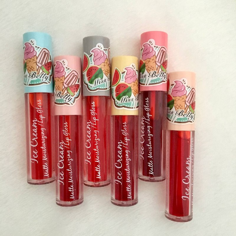 Fire Sale Miss Betty Liptint Ice Cream Matte Moisturizing Lipgloss Lips Korea Beauty Liptint Shopee Singapore