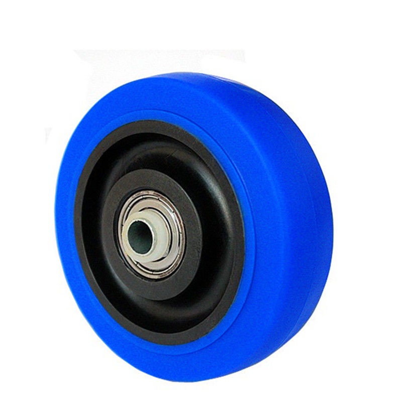 3Inch 4Inch 5Inch Mute Rubber Wheel Platform Trolley Trailer Trolley