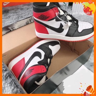 Jordan JD1 high Neck Sneakers In Black Red And Black Red For Men And Women Full bill box
