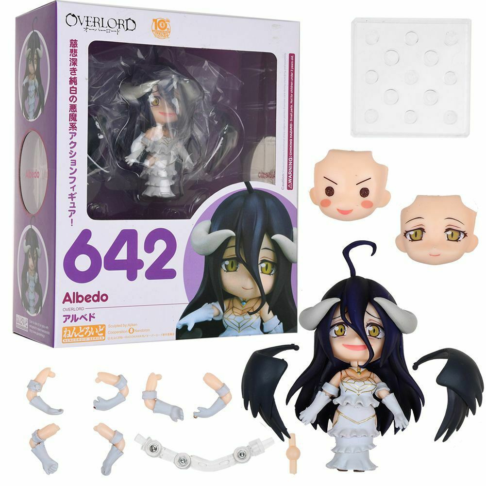 Gsc Overlord Albedo 642 Nendoroid Action Figure Toy Anime Change Face 12cm Kid Gift Shopee Singapore