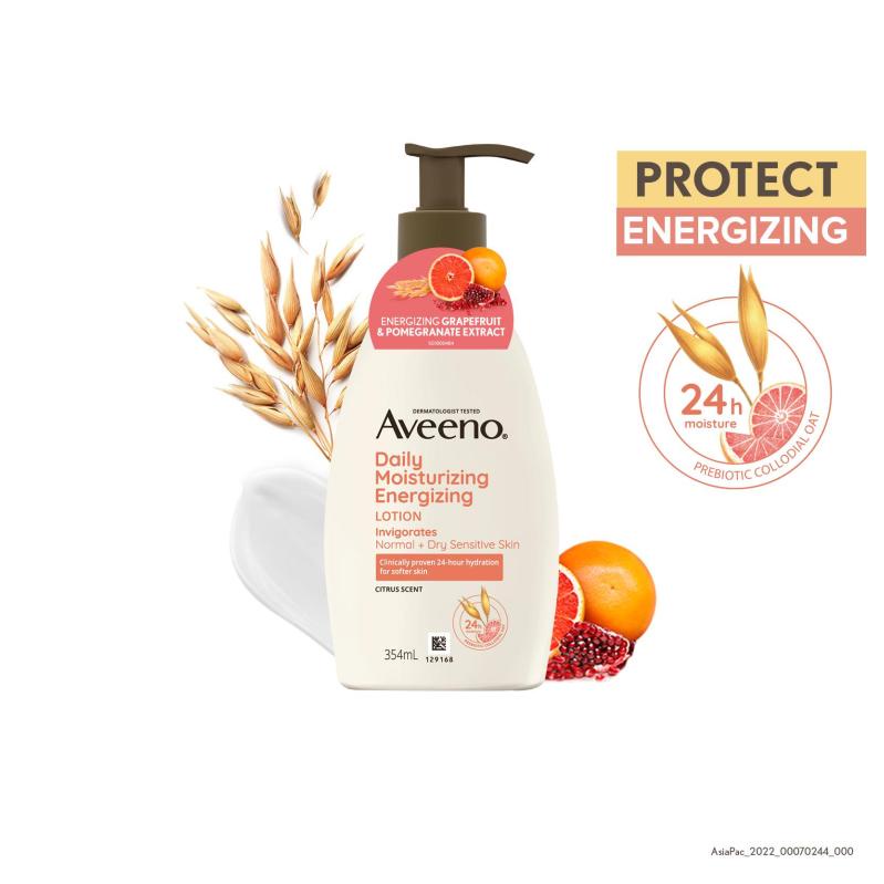Aveeno Daily Moisturizing Energizing Lotion with Grapefruit and Pomegranate Extract, 354mL
