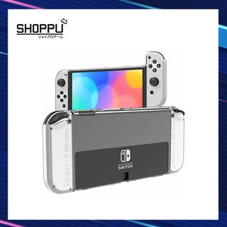 [SG] Nintendo Switch OLED Crystal Case Transparent Crystal Hard Shell Casing Console & Joy-Con For Nintendo Switch OLED