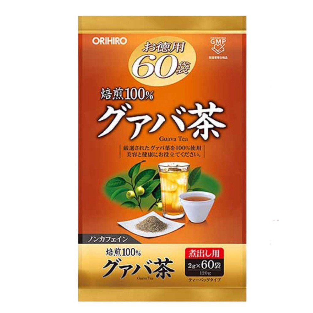 Orihiro Guava Tea 60 filter bags Japanese Guava tea Leaf Tea Support