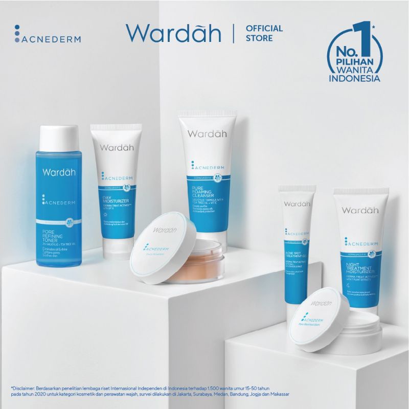 rangkaian wardah acnederm series