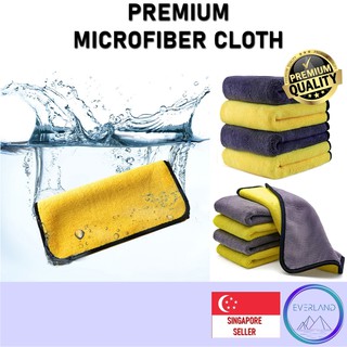 ⭐FLASH SALES⭐ SG Premium Microfiber Cloth/ Cleaning Towel/ Microfiber Towel/ Car Wash Towel