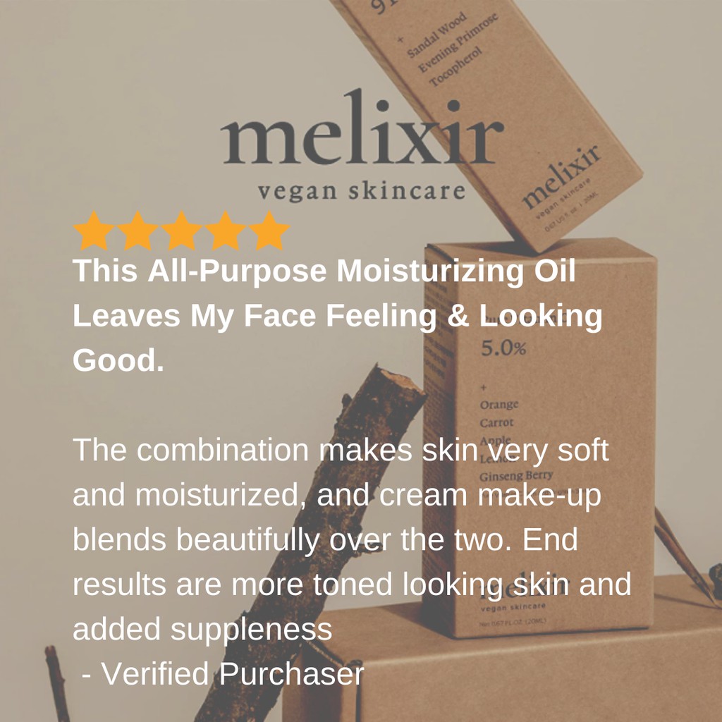 melixir squalane facial oil