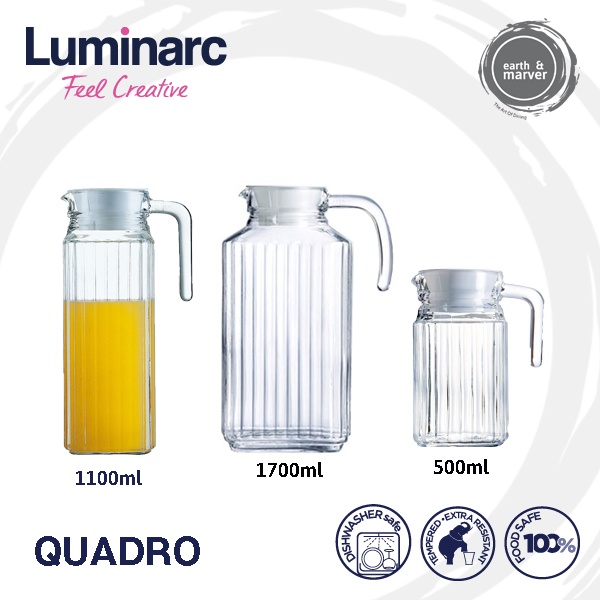 (Local Stock) Luminarc Jug / Pitcher / Glass Jug / Drinking Jug / Water Jug Shopee Singapore