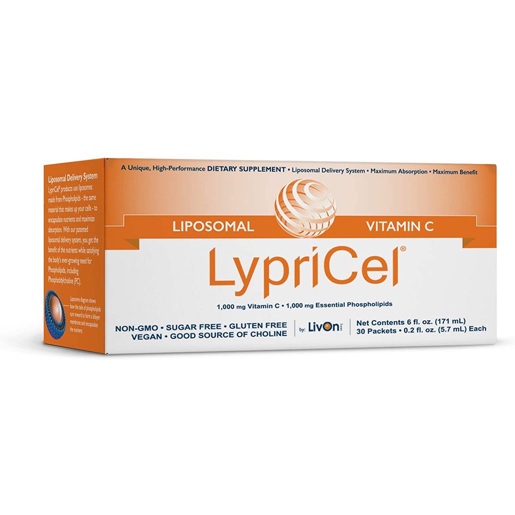 Lypricel Original Liposomal Vitamin C 30 Packets Exp 07 22 1000mg Vitamin C High Absorption 100 Non Gmo Shopee Singapore