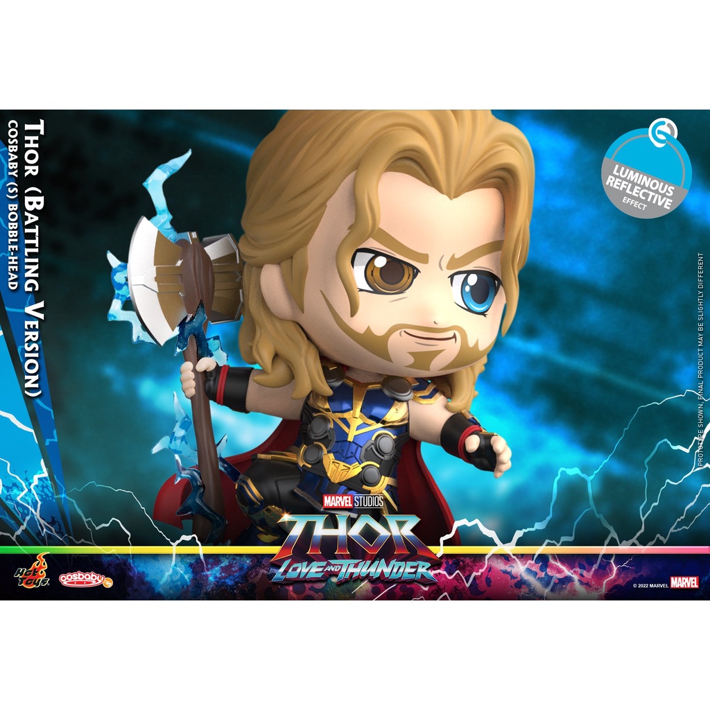 Hot Toys Thor Love and Thunder: Thor and Stormbreaker (Battling Version ...