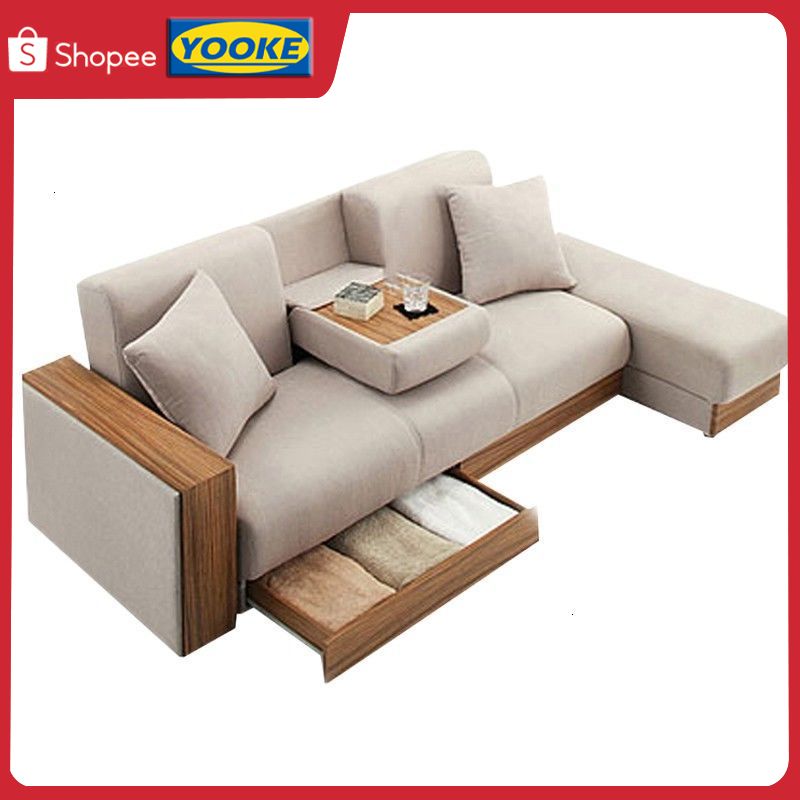 YOOKE Folding Sofa Scandinavian Japanese Sofa Bed Living Room