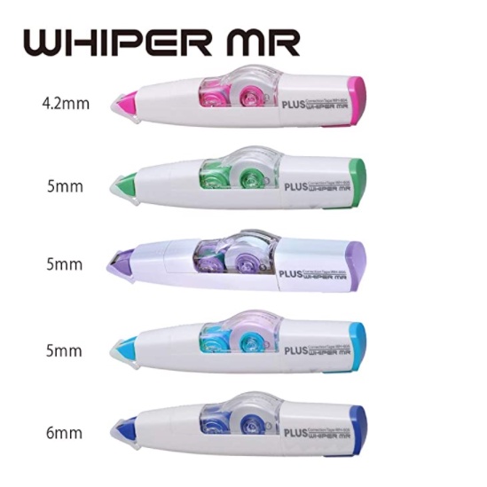 PLUS Whiper MR Whiper Mini Roller Correction Tape & Refill Shopee