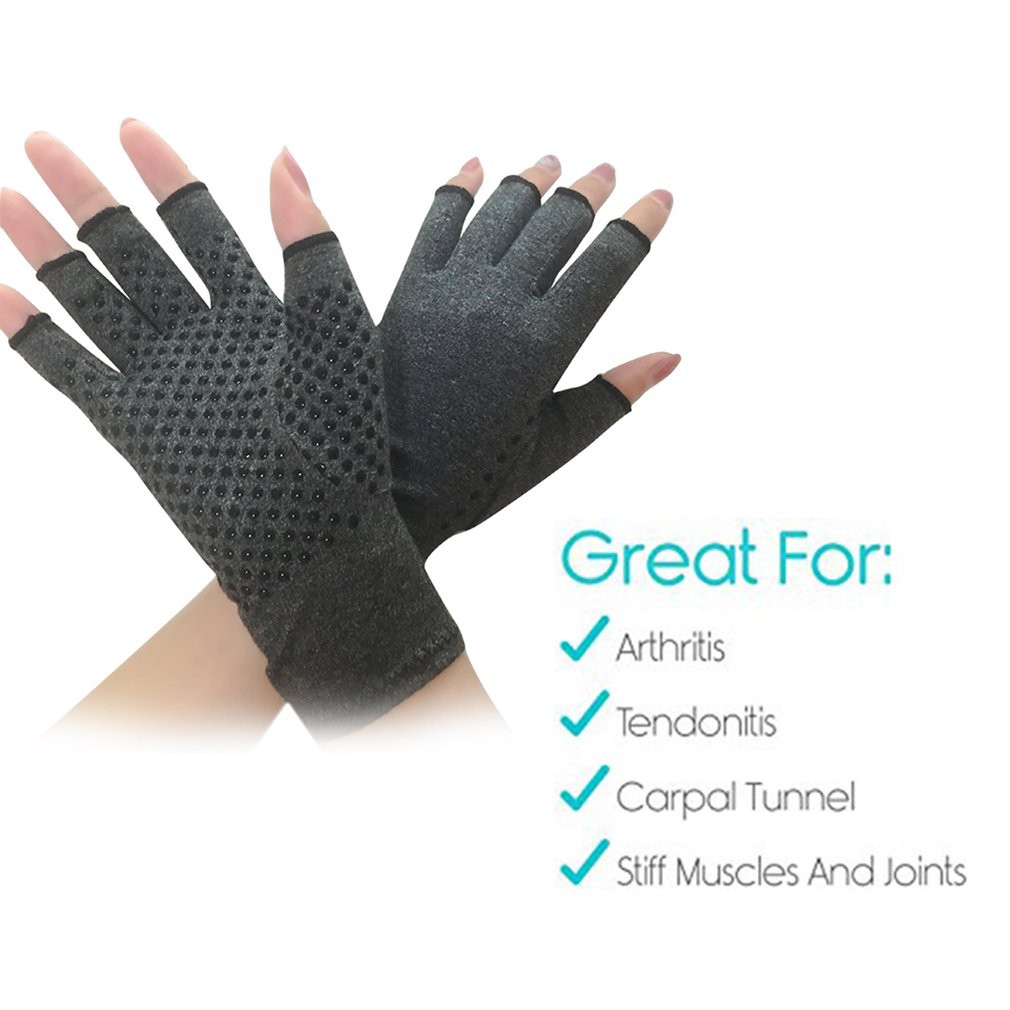 half finger compression gloves