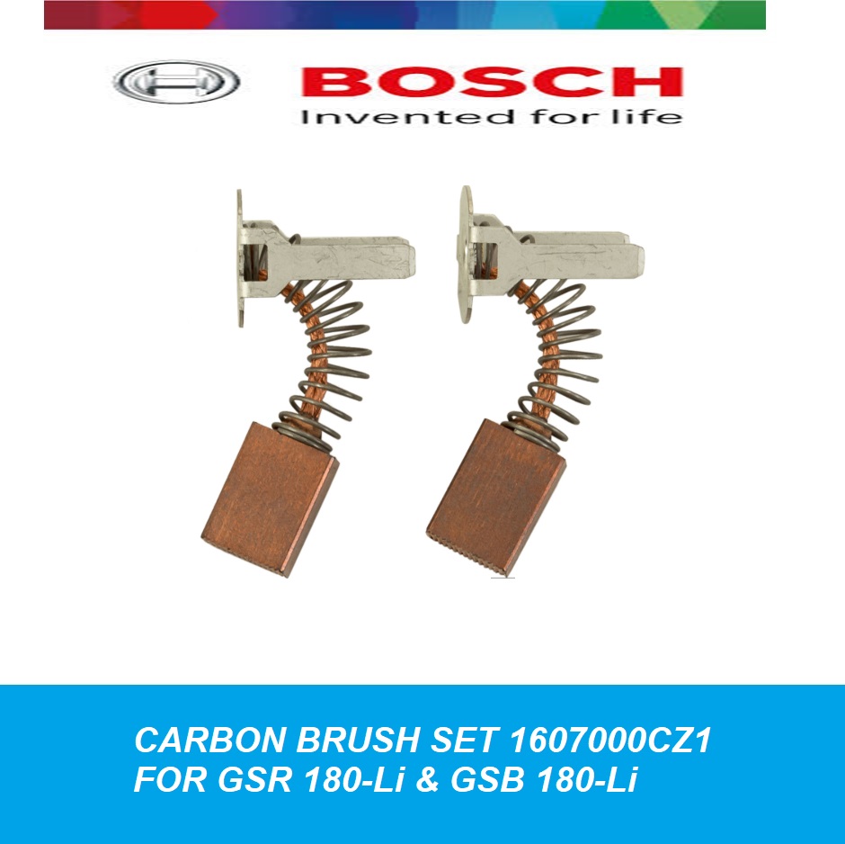 Bosch Carbon Brush Set 1607000cz1 For Gsr 180 Li Gsb 180 Li Shopee Singapore