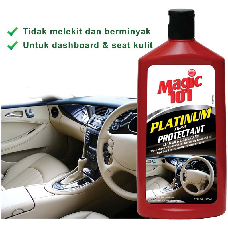 Magic101 Platinum Leather And Dashboard Protectant 500ml Shopee Singapore