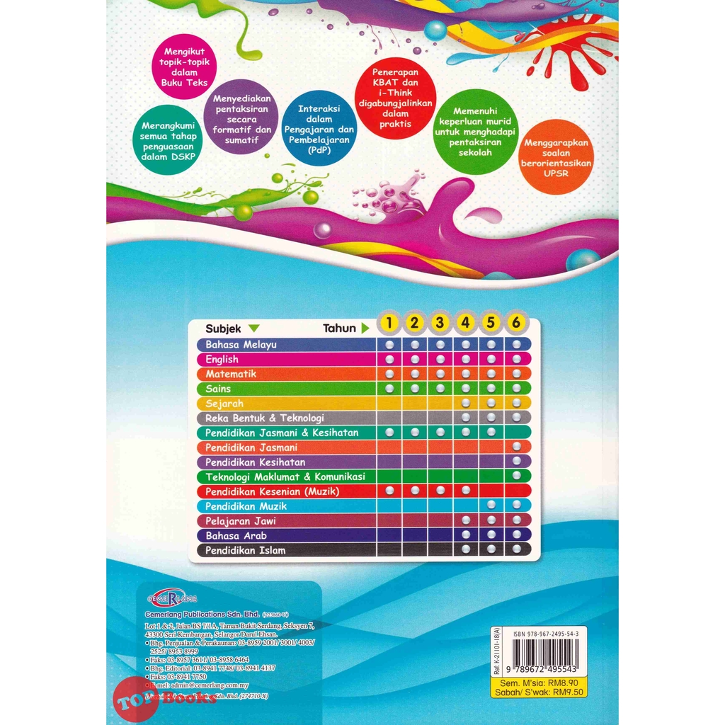 Topbooks Cemerlang Bilik Darjah Pbd Great Matematics Instructions 6 Kssr 2021 Shopee Singapore