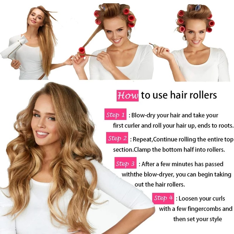 1Pc Random Color Magic Self Grip Hair Rollers / Self-Adhesive Hairdressing  Curlers / Bangs Volume Hair Curling Clips / Women Home Use Hair Styling  Tools | Shopee Singapore