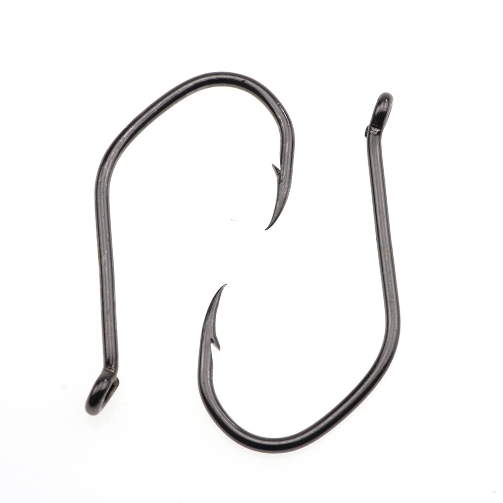 50pcs High Carbon Steel Catfish hook Barbed Catfish Fishing Hooks V