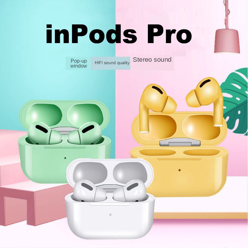 Macaron inPods Pro Bluetooth Earphone 5.0 Wireless Headphones inPods 12