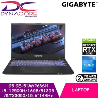 GIGABYTE G5 GE-51MY263SH Gaming Laptop (New 12th Gen i5-12500H | 16GB ...