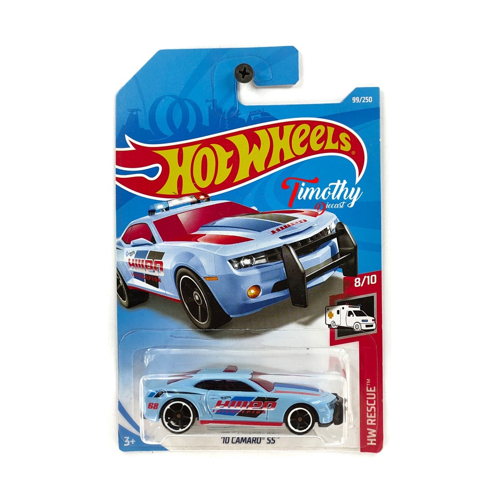 Hot Wheels Camaro SS HWPD Blue Police Diecast Car Hobby Collection ...