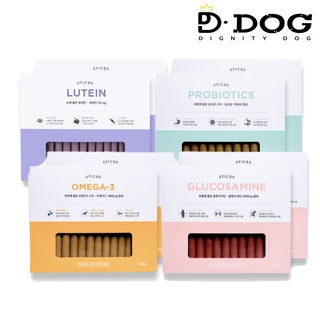 【 PROM VET 】 순수스틱 Korean Pet Brand Veterinary Nutritional Snacks for Dogs and Cats Pure Stick Eyes Gastrointestinal Skin Joints Lutein Probiotics Omega 3 Glucosamine