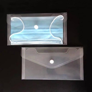 Image of Mask Storage Clip Mask Holder Orginazer Portable Mask Clips Disposable Face Mask Storage Case Recycling Mask