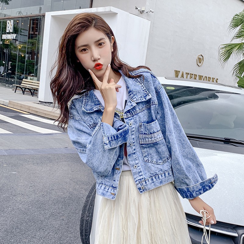 long oversized denim jacket plus size
