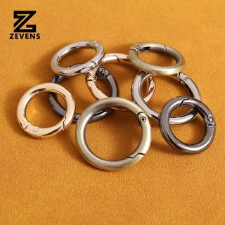 Metal spring gate O Ring Openable Keyring Leather Craft Bag belt strap buckle trigger snap clasp clip connector DIY accessory