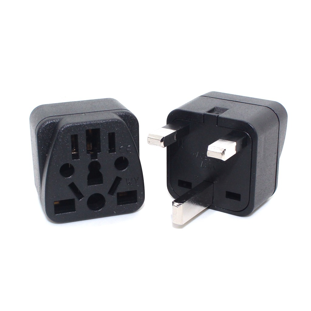 UK Travel Adapter (Type G) Universal EU US AU Italy Switzerland India ...