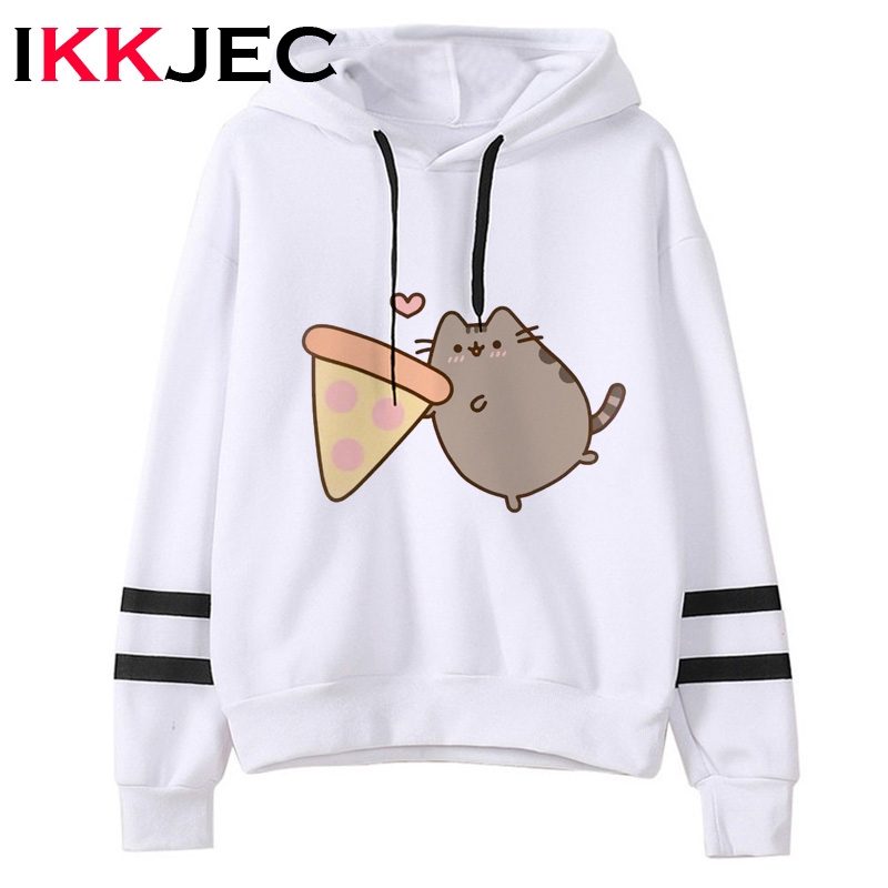 pusheen crop top hoodie