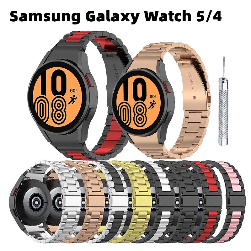 No Gaps Stainless Steel Strap For Samsung Galaxy Watch 5 Strap Classic