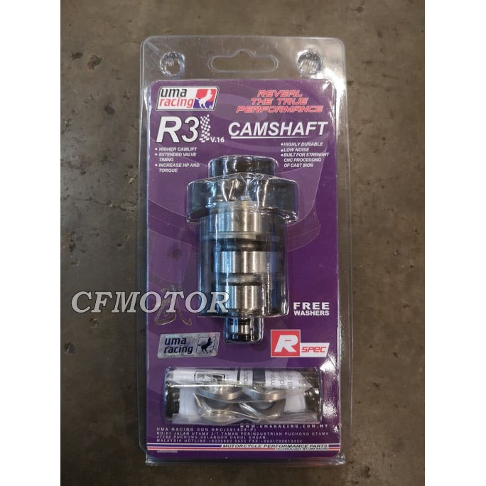 Uma Racing High Cam R3 Camshaft Lc135 Y15zr Fz150 Shopee Singapore