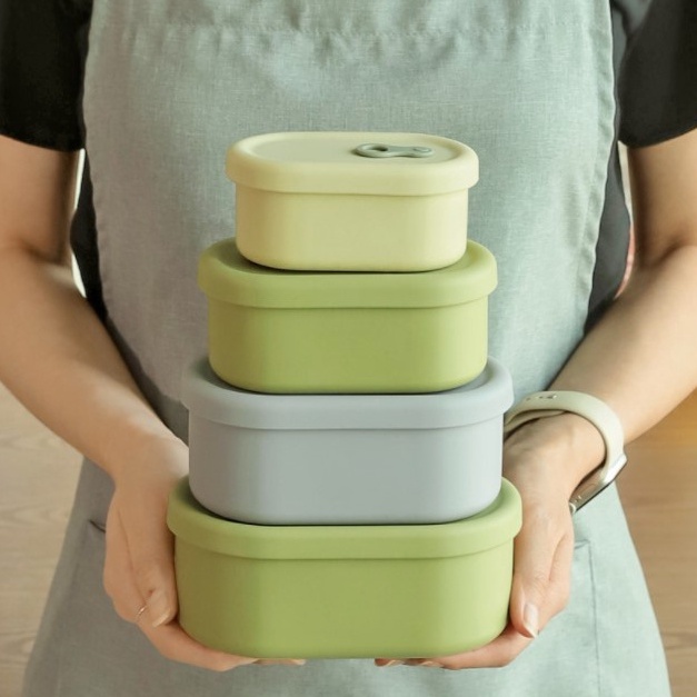 [Pamire] Silicon Container Kitchenware Food Storage 4 type Made in