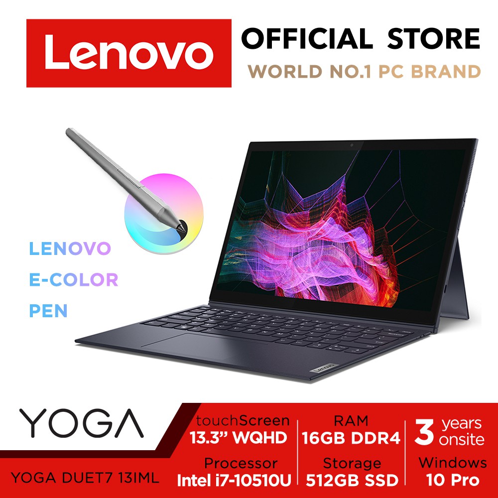 Lenovo YOGA Duet 7i detachable 2-1 | Lenovo E-Color Pen | 13