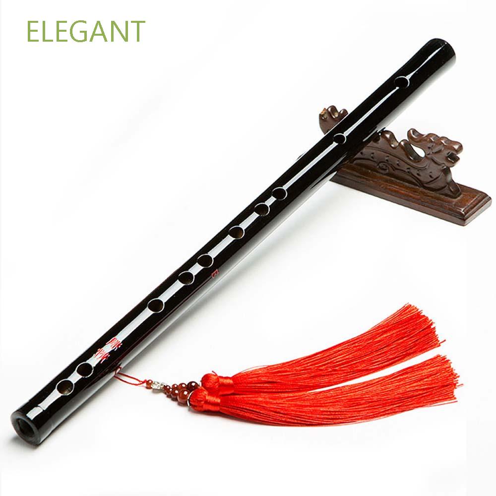ELEGANT Black Transverse Fife Chinese Traditional Mo Dao Zu Shi Flute