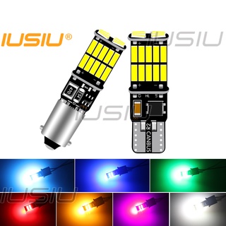 IUSIU CANBUS T10 Led Car Lights Interior Reading Lamp Led Dome Light For Car Stop Step Lamp BA9S Trunk Signal Lamp 4014 194 168 W5W Auto Ambient Bulb Motorcycle License Plate Bulb