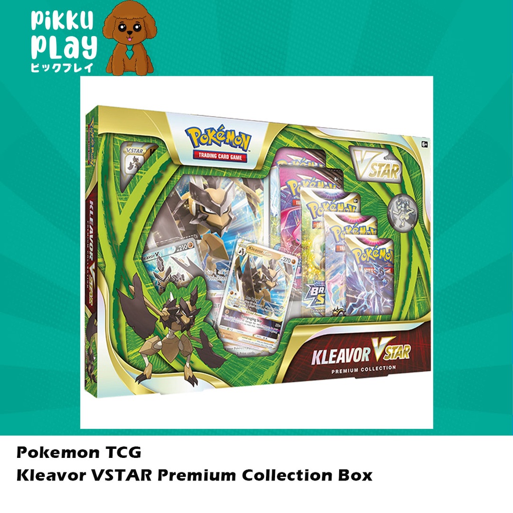 Pokemon TCG Kleavor VSTAR Premium Collection Box | Shopee Singapore