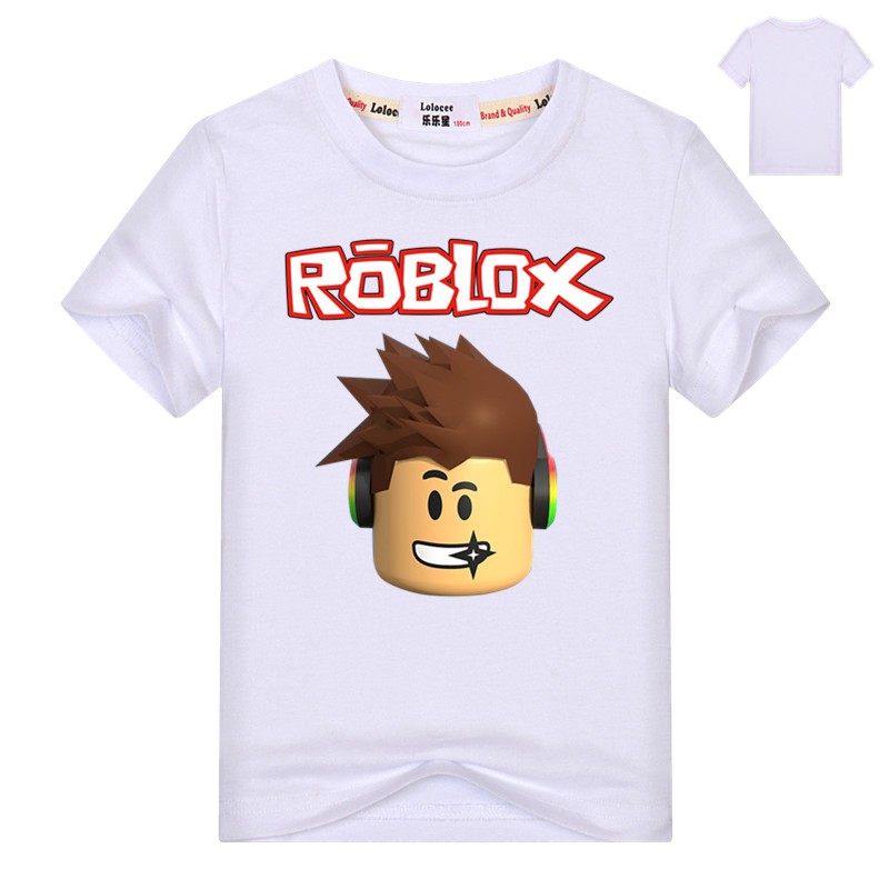 2019 Summer Boy Tee Roblox Graphic Tee Kids Clothing Video Game Boys Short Sleeve Tshirts Shopee Singapore - 2019 summer boys t shirts roblox gamer cotton t shirt girls