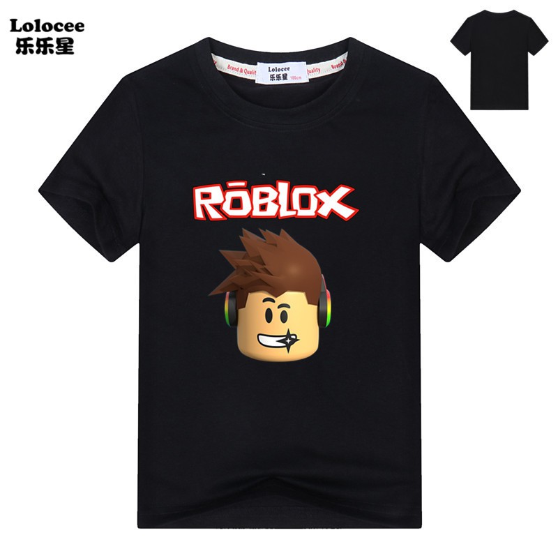 Kids Summer Tee Boy S Girl S Roblox Character Head Video Game Graphic Shirt Short Sleeve Tops Shopee Singapore - details about roblox game graphic kids boys short sleeve t shirt casual crew neck tee shirts