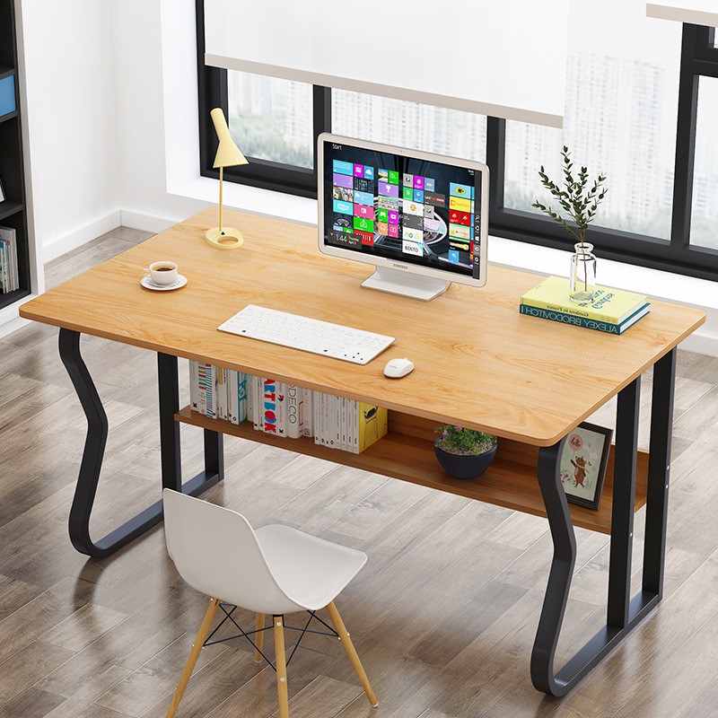 Computer Desk 140cm 80cm 100cm 120cm Mordern Sturdy Office Desk Study Writing Desk for Home