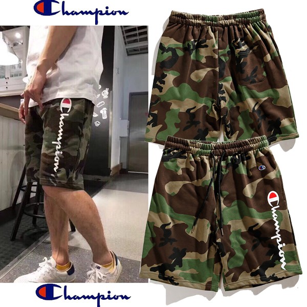 camo champion sweats