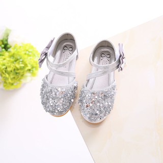 Princess Girls Shoes Diamond Children Sneakers Kids sequins Flat Dancing Shoes #1