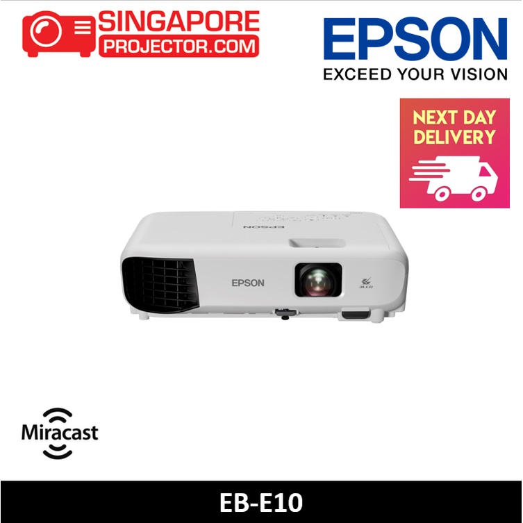 Epson EBE10 XGA 3LCD Projector Shopee Singapore