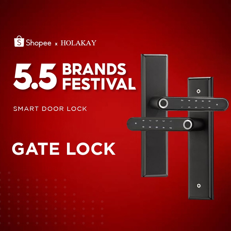 EASY Installation 2022 New Tuya Smart Bluetooth Digital Gate Lock