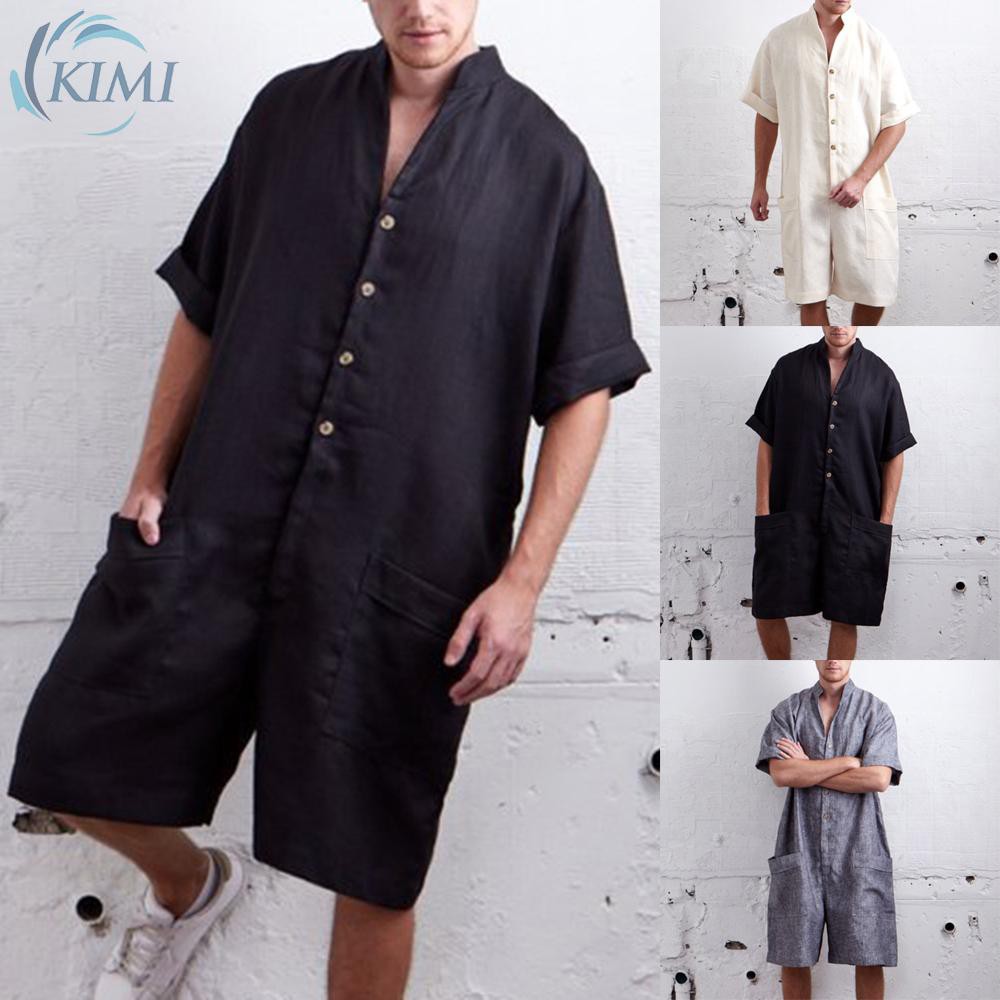 plus size short sleeve jumpsuit