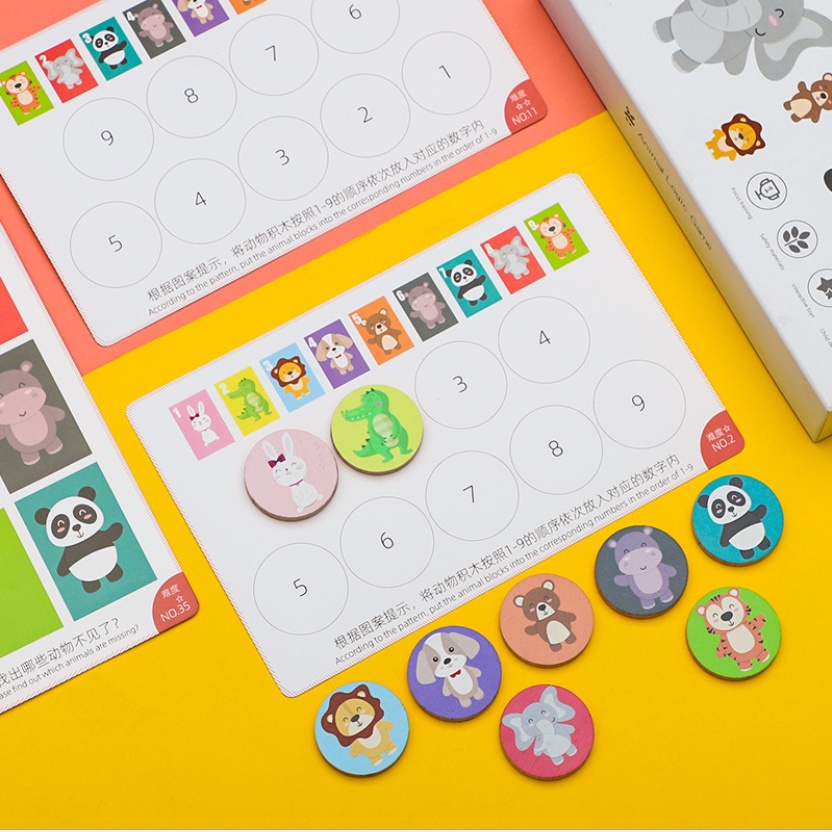 Animal Logic Game/ Kid Game for Single Player/ Kids Thinking Game for  Focus/Single Player Game/Gift for Kids | Shopee Singapore