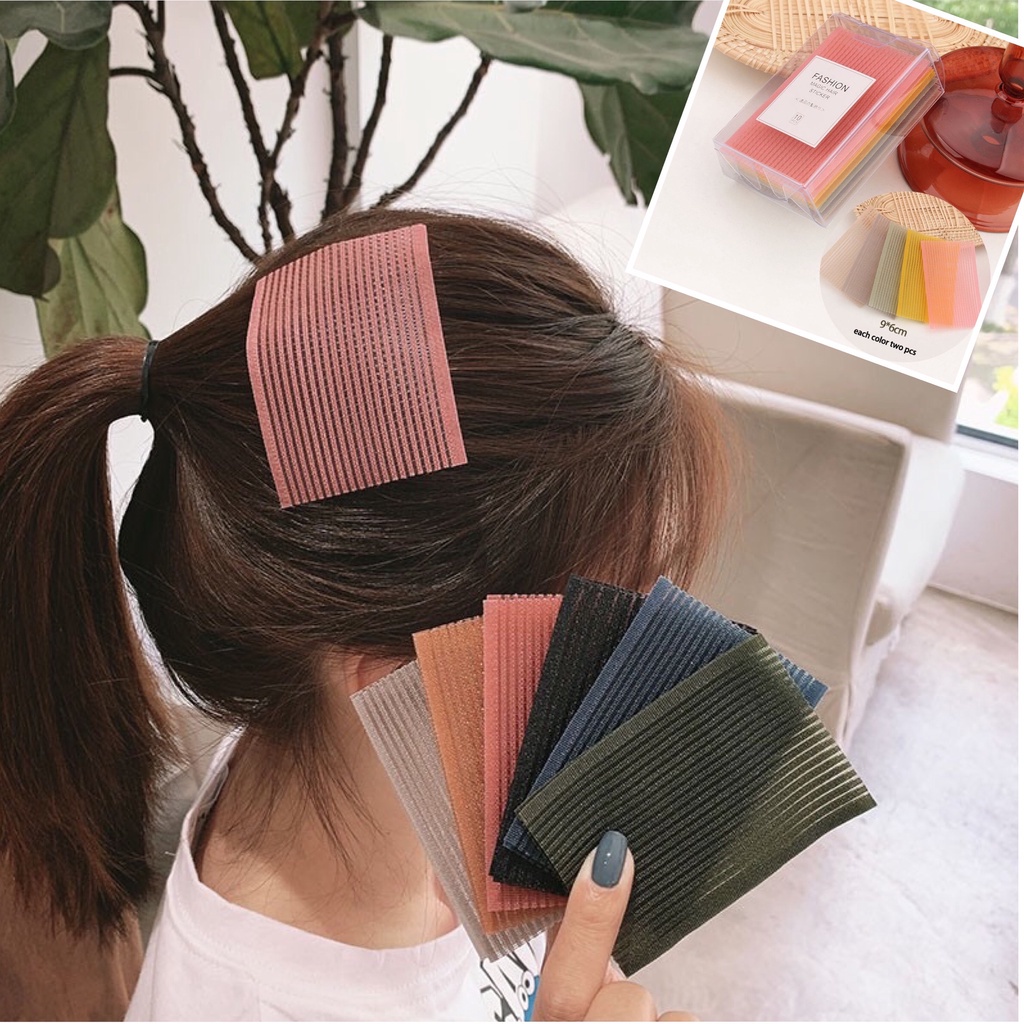 Fashion Hair Styling Tool Nylon Magic Hair sticker Bangs Paste Posts  Gripper Barber Grippers hair stick | Shopee Singapore
