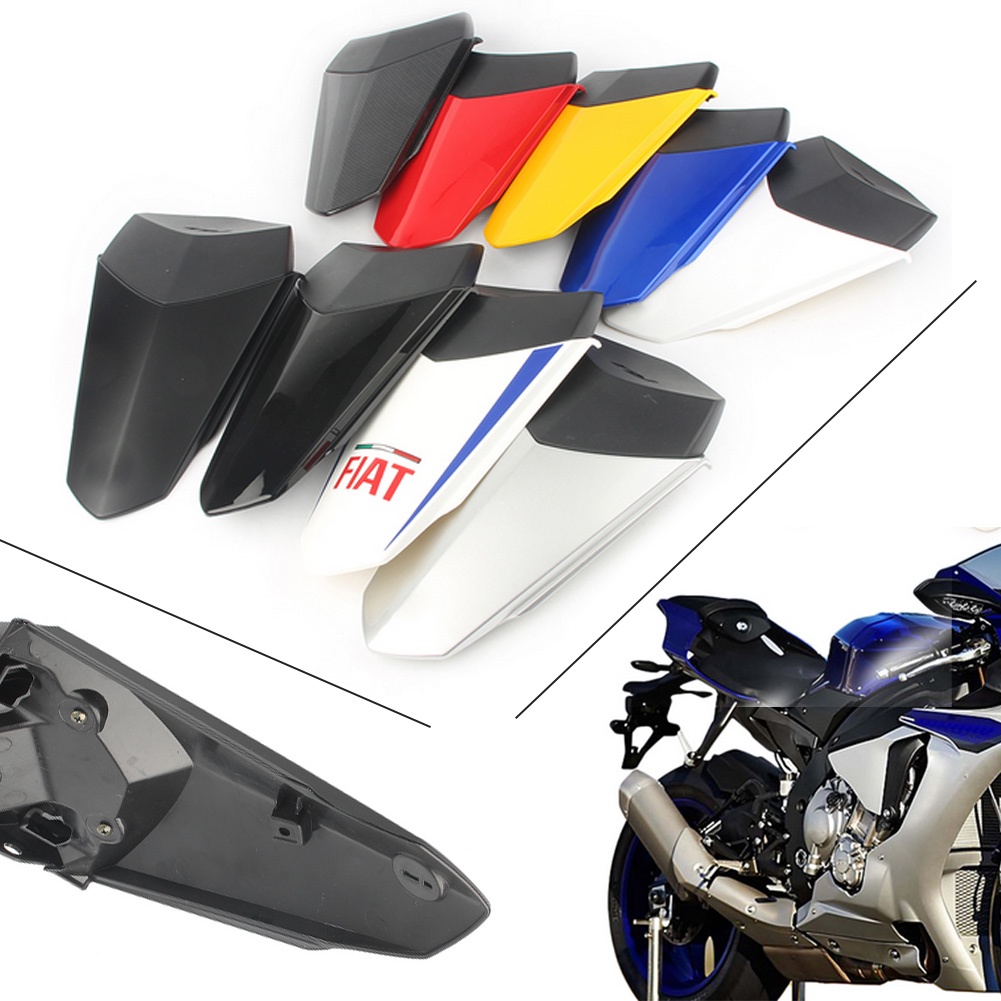 Topteng Rear Seat Cowl,Motorcycle Rear Passenger Pillion Solo Seat Cowl Hard ABS Pad Motor Fairing Tail Cover for Su-zu-ki 2017-2019 GSXR GSX-R 1000 1000R 