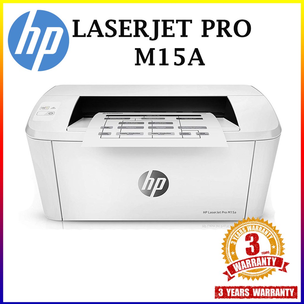 Promo Hp Lj Pro M15a Black And White Laser Printer Shopee Singapore